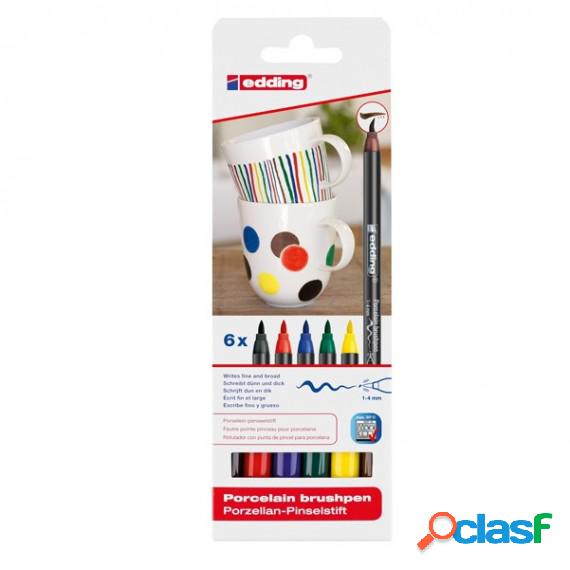 Marcatore per porcellana E4200 - colori assortiti - Edding -
