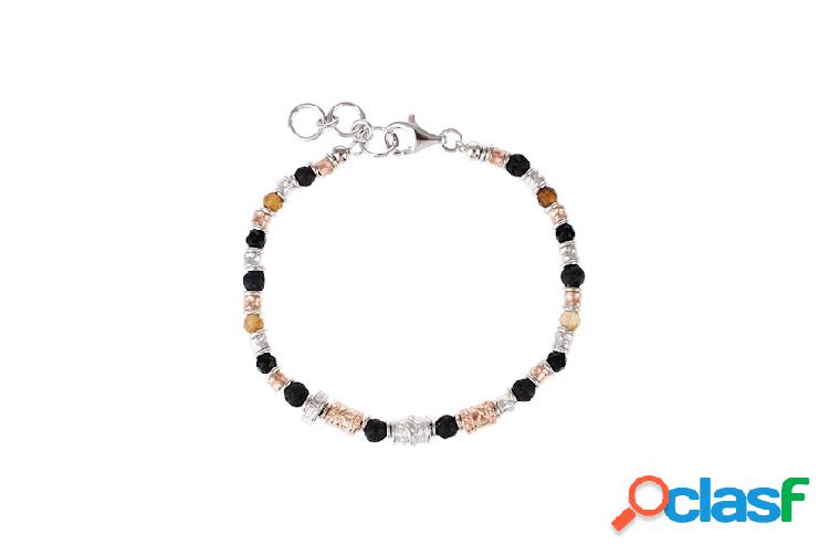 Maria Cristina Sterling Bracciale Uomo Siena argento con mix