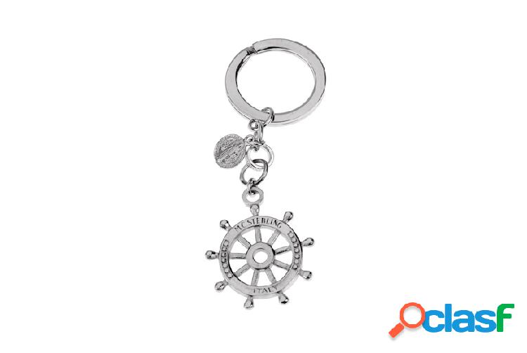 Maria Cristina Sterling Portachiavi Uomo Neptune argento con
