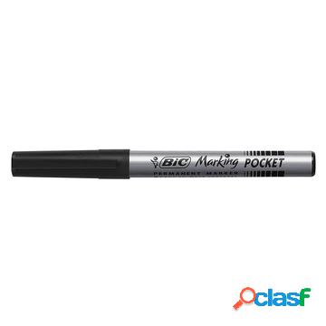 Marking pocket 1445 marcatore permanente nero 12 pezzi