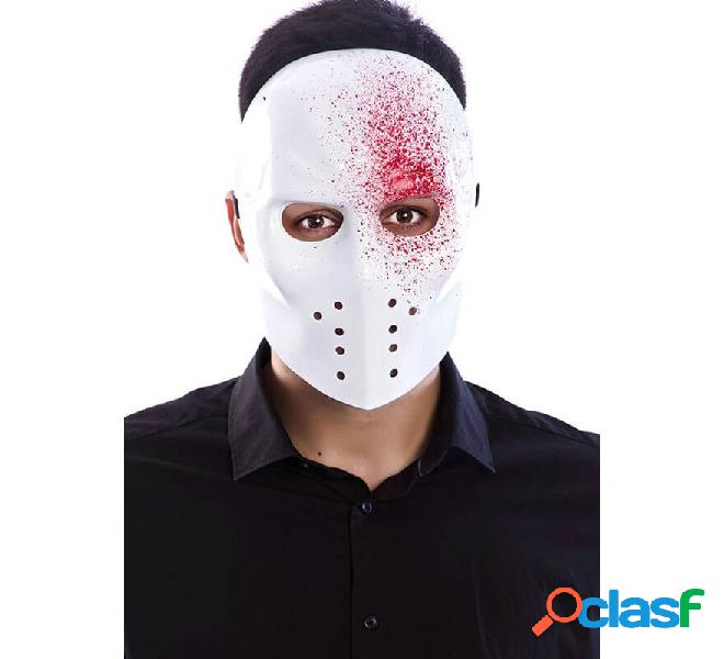 Maschera da Hockey insanguinata