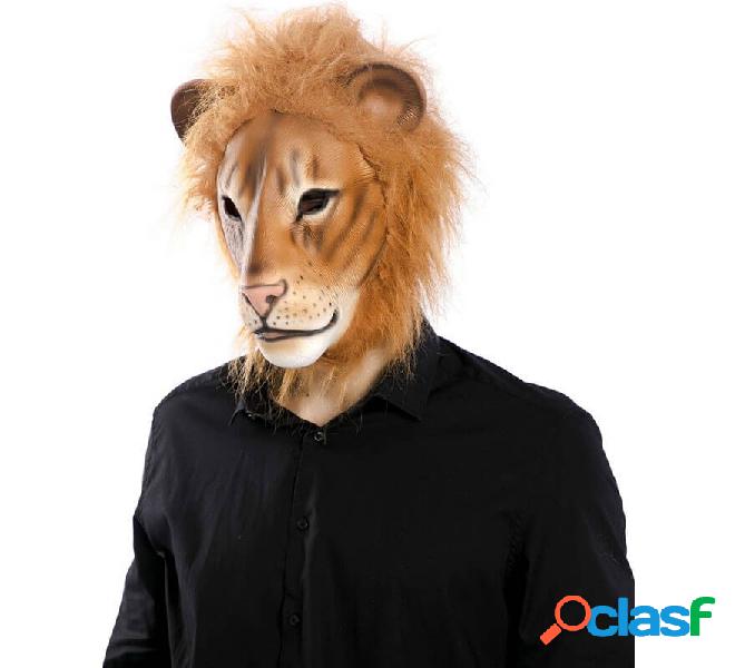 Maschera leone con i capelli
