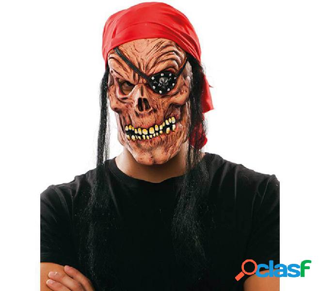 Maschera pirata zombie con fazzoletto