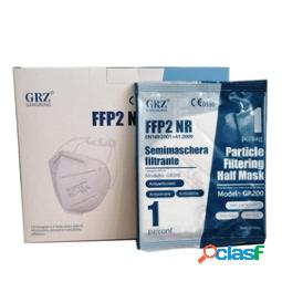 Mascherina FFP2 - pieghevole - senza valvola - bianca (unit