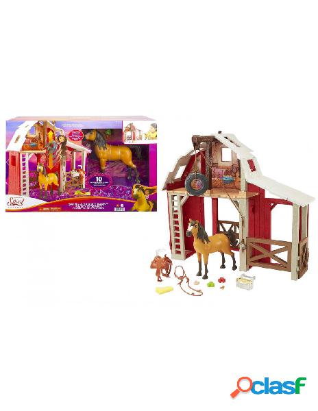 Mattel - spirit stalla con cavallo