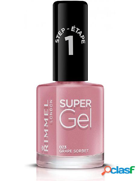 Max factor - rimmel smalto super gel 023 grape sorbet 12 ml