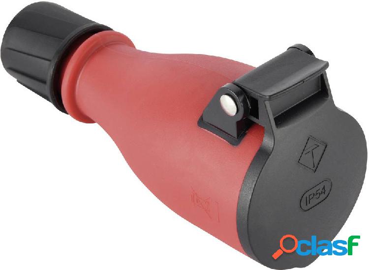 Maxtrack NV 48 KL Presa di sicurezza Plastica Nero/Rosso