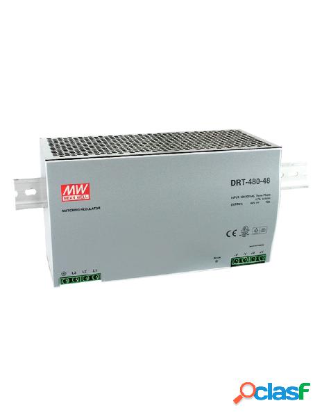 Meanwell - meanwell drt-480-48 alimentatore 48v 10a 480w per