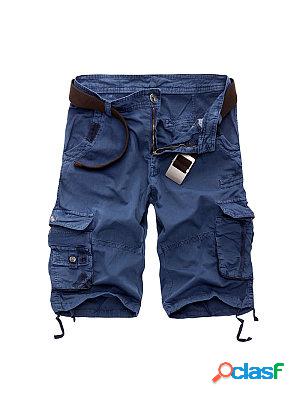 Mens Outdoor Multi-pocket Tactical Shorts