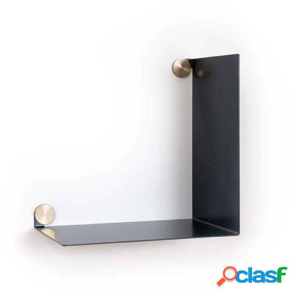 Mensola in Acciaio, ELLE 30x20xH30 cm, -Peso kg 2,7 peso