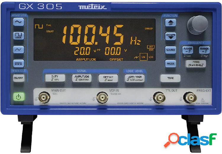Metrix GX 305 Generatore di funzioni 0.001 Hz - 5 MHz