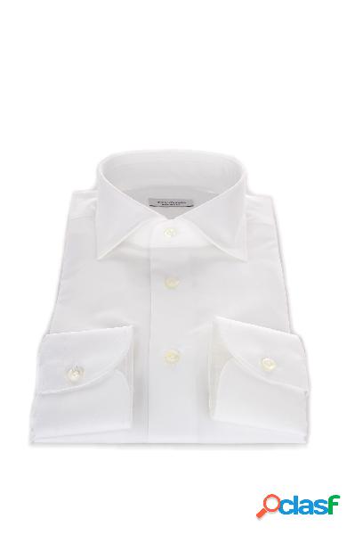 Michi Damato Camicie Classiche Uomo Bianco