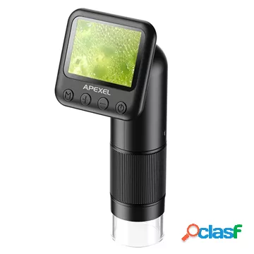 Microscopio Digitale Portatile Apexel MS008 con Luce LED -