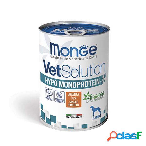 Monge Vet Solution Diet Dog Hypo Monoprotein Anatra 400gr