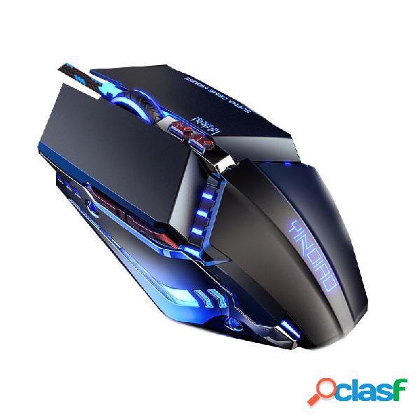 Mouse da gioco Rechargeable Wired Silent Mouse LED Backlit
