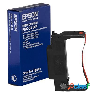 Nastri originale Epson C43S015376 ERC-38B/R NERO+ROSSO