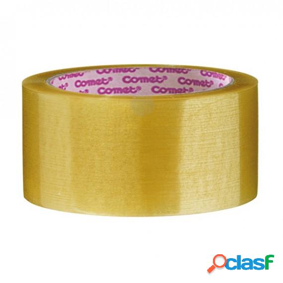 Nastro adesivo - PPL - 50 mm x 66 mt - trasparente - Comet