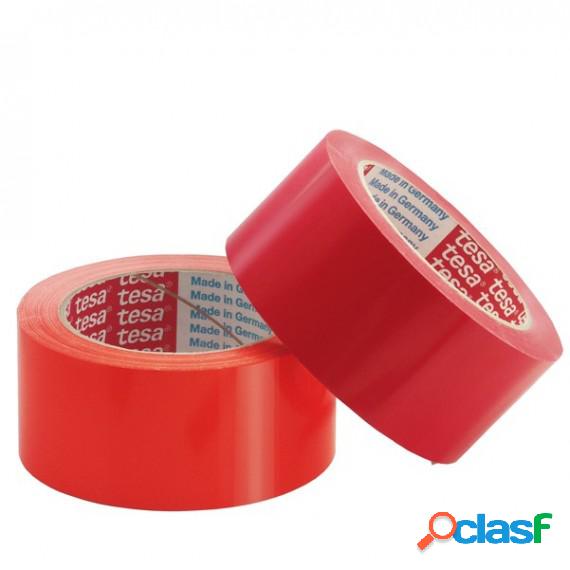 Nastro adesivo - PVC - 50 mm x 66 mt - rosso - Tesa