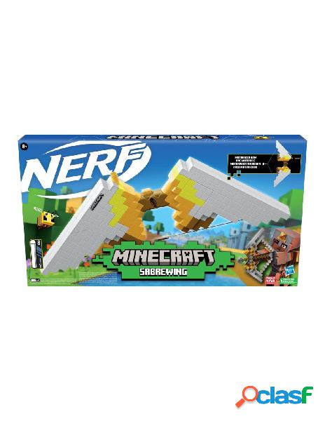 Nerf - nerf minecraft arco sabrewing lancia i dardi con 8