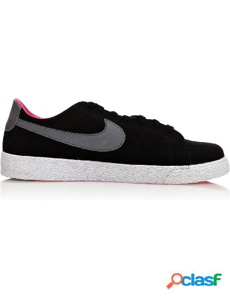 Nike - nike blazer low gs scarpe da ginnastica nero/rosa