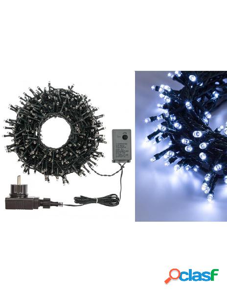 Nobrand - catena luci 600 led bianco