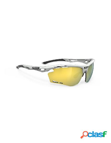 Occhiali RUDY PROJECT PROPULSE Light Grey Matte MLS Yellow -