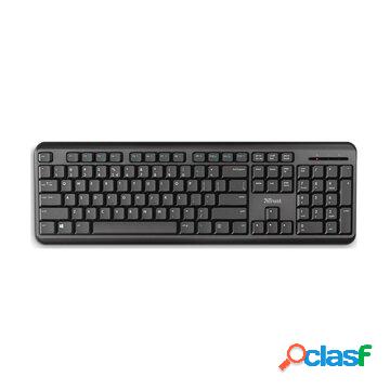 Ody tastiera rf wireless qwerty nero