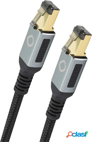 Oehlbach D1C13350 RJ45 Cavo di rete, cavo patch CAT 8.1 0.25