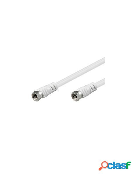 Oem - cavo antenna satellite f/f 2,5 mt bianco