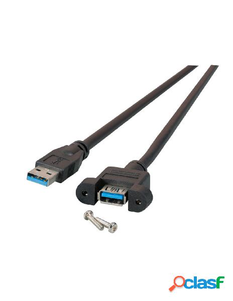 Oem - cavo prolunga usb 3.0 superspeed a/a m/f da pannello