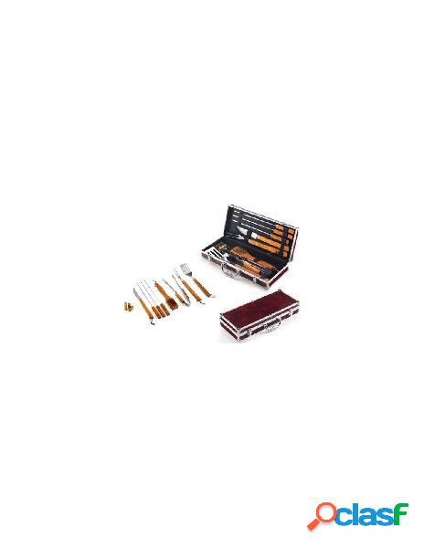 Ompagrill - set attrezzi barbecue ompagrill 01241 12 pezzi
