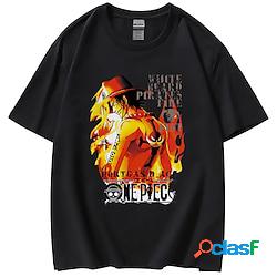 One Piece Portgas D. Ace Maglietta Grafica Maglietta Per Per