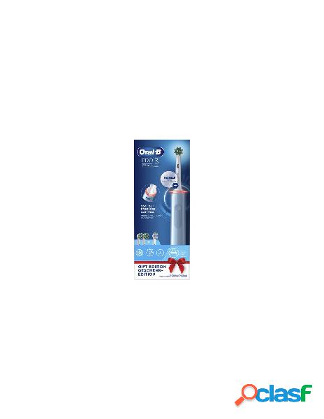 Oral b - spazzolino elettrico oral b pro 3 series 3700 blue