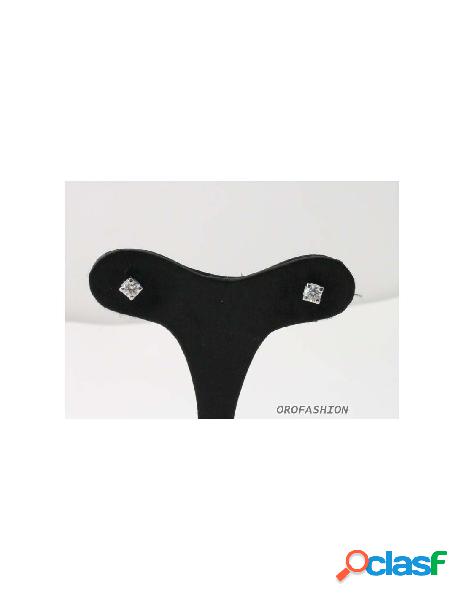 Orecchini oro bianco diamanti naturali ct. 0.31 - 805133 F