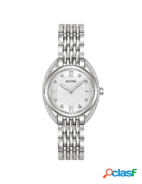 Orologio BULOVA Donna Classic Diamonds in Acciaio 96R212