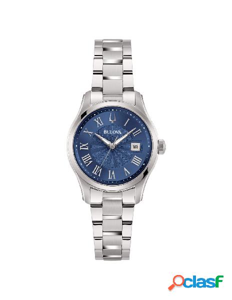 Orologio BULOVA Wilton Lady 96M163 Silver Blue