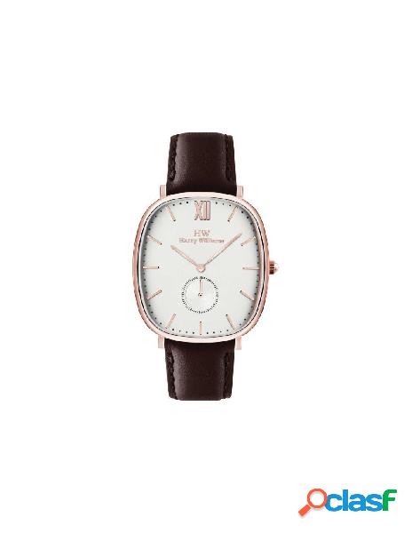 Orologio HW Gent Harry Williams Brown Leather - HW2435M/13