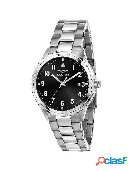 Orologio SECTOR 670 Gent in Acciaio R3253540014 Black