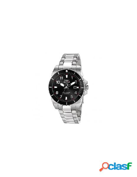 Orologio uomo Sector 450 R3253276009 Silver Black