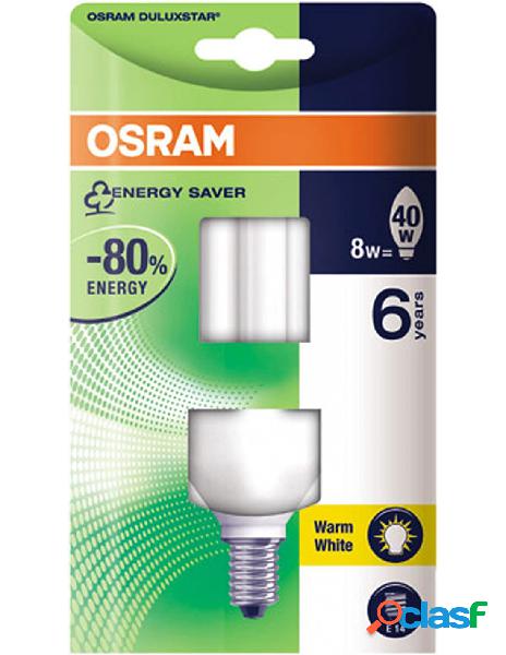 Osram - osram lampada fluorescente compatta e14 8w bianco