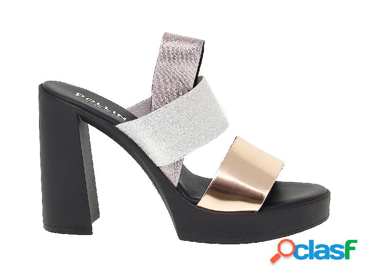 POLLINI SANDALI DONNA 1634MULTICOLOR PELLE MULTICOLOR