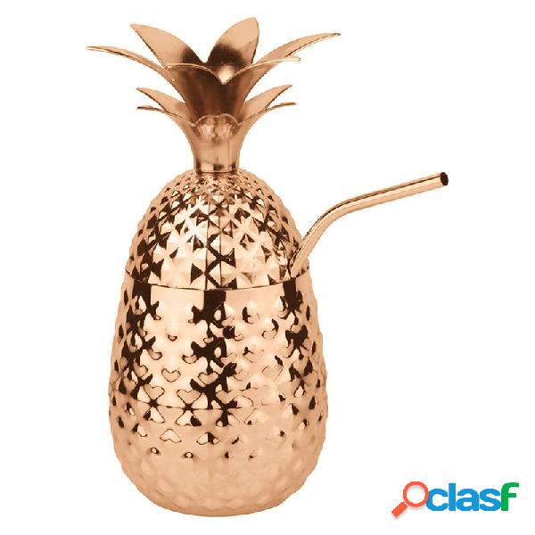 Paderno Pineapple Coppa 50 Cl in Acciaio Inox Color Rame