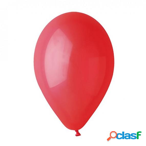 Palloncini in lattice - D 30 cm - rosso - Big Party - busta