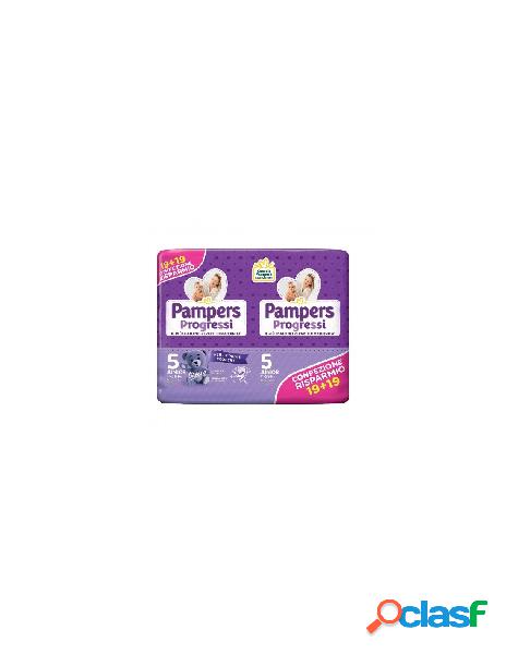 Pampers progressi doppio 5 junior 11-25kg 38pz
