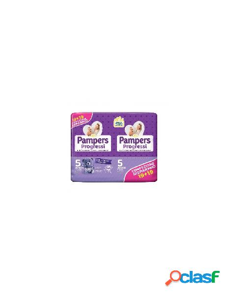 Pampers progressi doppio 5 junior 11-25kg 38pz