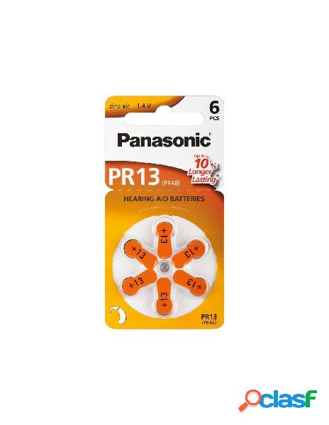 Panasonic - batterie a bottone per protesi acustiche pr13