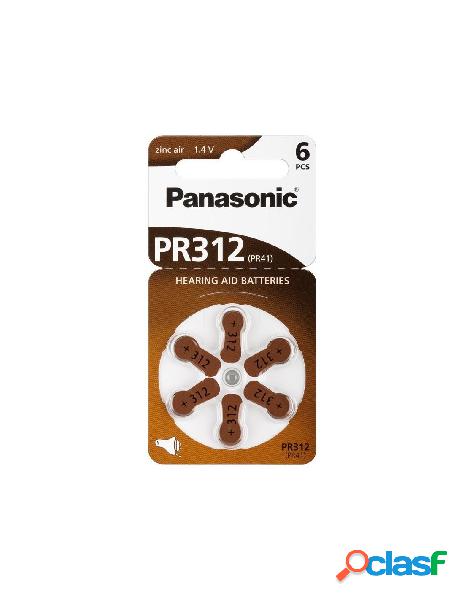 Panasonic - batterie a bottone per protesi acustiche pr312