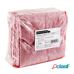 Panni microfibra Ultrega - 40 x 40 cm - rosso - Perfetto -