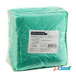 Panni microfibra Ultrega - 40 x 40 cm - verde - Perfetto -
