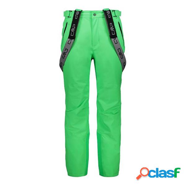 Pantalone sci Cmp (Colore: verde fluo, Taglia: 46)